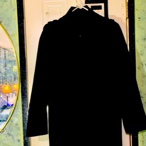 LONDON FOG BLACK DRESS COAT Size M